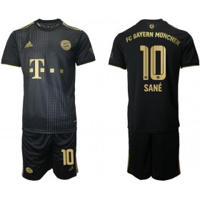 Jalkapallo Pelipaidat FC Bayern München Leroy Sane 10 Lasten Vieraspaita 2021-2022 Lyhythihainen